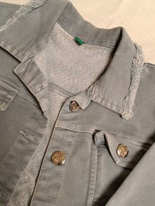 Stylish Grey Denim Jacket