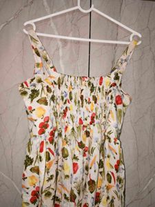 Cute Vegetable Print Sundress