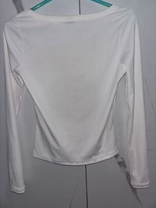 Classic White Long Sleeve Top &amp; Black Zudio Pants