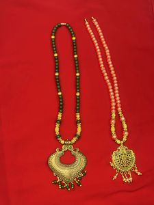 Boho Beaded Necklaces with Pendants