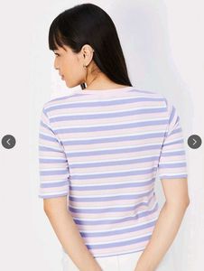 Striped Crew Neck T-Shirt