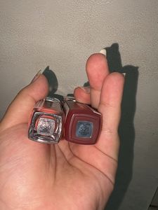 loreal lip tint and gloss combo