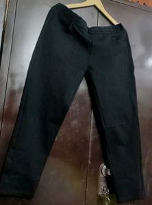 Stylish Black Women's Casual Jeans 34 Waist