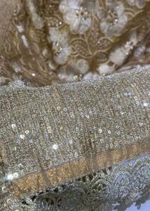 Elegant Gold Embroidered Kurti Set