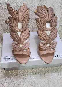 Unique Winged Stiletto Sandals