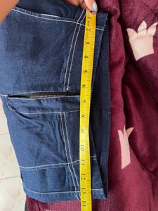 Wide Leg Cropped Stretchable Pants