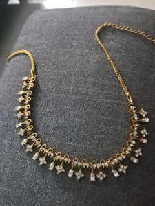Elegant Gold Tone Necklace