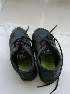 Black Lace-Up Shoes for Kids