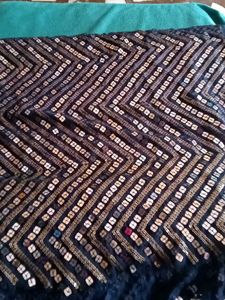 Heavy Sequence Work fabric