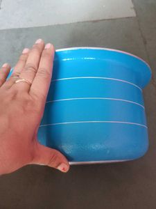 Blue Aluminium Bowl..
