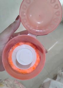 Cute Powder Puff Case with Puf