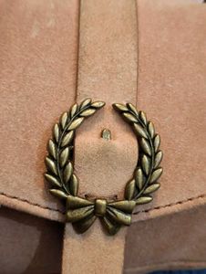 Chic Pink Suede Crossbody Bag
