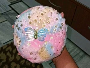 Combo of Clutch Purse and Fuzzy Pouch
