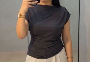 H&amp;M Ruched Detail Dolman Sleeve Top