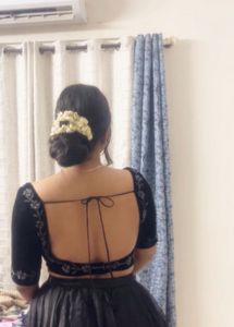 Elegant Black Lehenga Choli Set