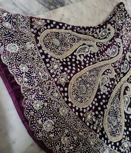 Gorgeous Velvet Lehenga Choli Set