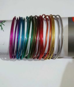 Vibrant Bangle Set - Multi-Color