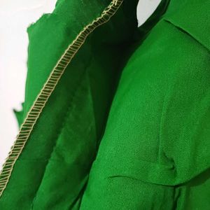 🆕️ Emerald Green Blouse (Sleeves Available)