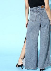 Women High Rised Side Cut Stylish Party wear Jeans