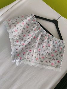Cute Floral Pajama Shorts