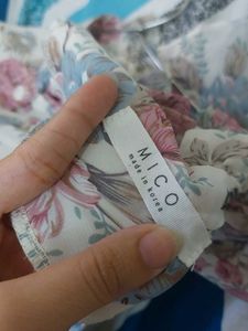 Floral Print Puff Sleeve Mini Dress
