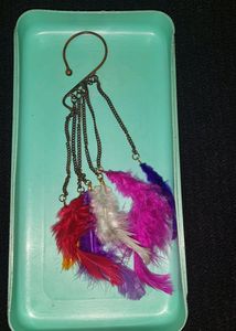 Feather side Earring