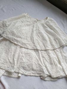 Chic White Broderie Anglaise Top
