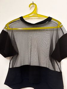Sheer Mesh T-Shirt