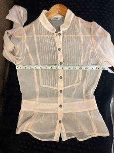 Elegant Sheer Blouse