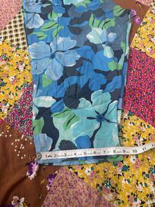 Blue Floral Print Kurta