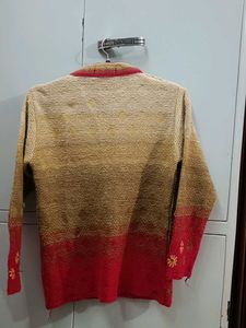 Embroidered Knit Cardigan
