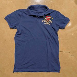 Ed Hardy "Love Kills" Graphic Polo Shirt