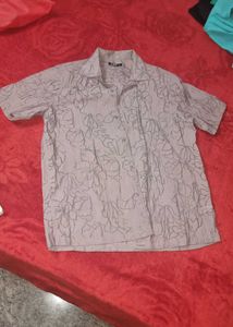 hibiscus design shirt for layering