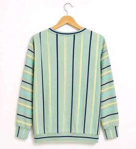Striped Graphic Sweatshirt
