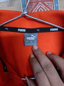 Puma Orange Polo T-shirt