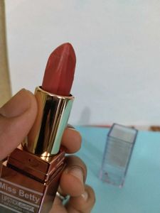 Double shaded Miss Betty Lipstick in two different