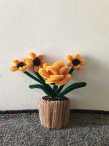 Handmade Pipe Cleaner Flower Pot