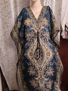Bohemian Print Kaftan Dress