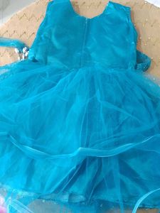 Stunning Teal kids frock