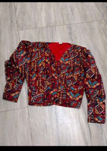 imported fabric crop top