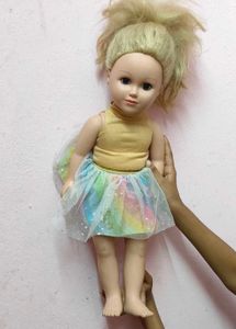 Vintage Rainbow Tutu Doll