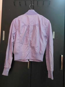 Lavender Bomber Jacket