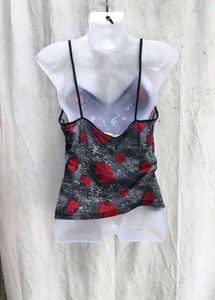 45209. Gothic Rose Print Camisole