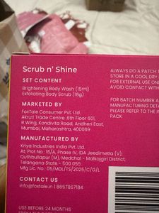 Skincare Set: Body Scrub &amp; Face Washes