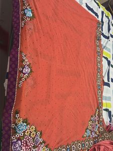 Exquisite Embroidered Saree