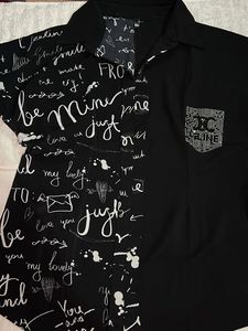 Unique Black bagi style Graphic Print Shirt