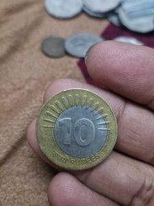 Vintage 10 Rupees Coin error coi