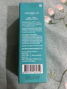 Mirabelle Korea Hya-Colla Moisture Serum