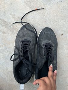 Black Mesh Sneakers