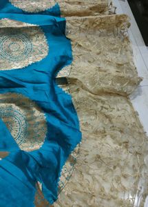 Heavy Pure Banrasi Full Legngth Gown